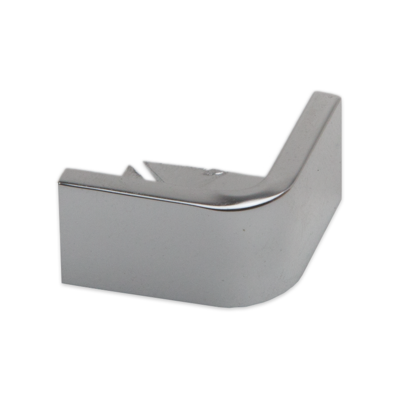 Genesis Polished Chrome Straight Edge Corners ESC (2 Pack) Premium